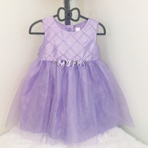 Purple George 4T Easter Dress